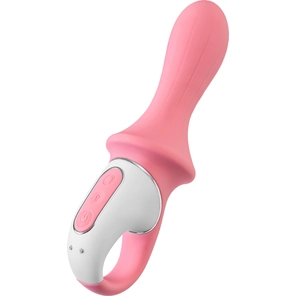  Розовый вибромассажер Air Pump Booty 5 18,1 см 