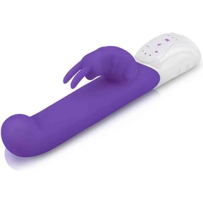  Фиолетовый вибромассажер для G-точки Come hither G-Spot Rabbit 24,5 см 
