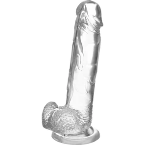  Прозрачный реалистичный фаллоимитатор Mr. Bold L 18,5 см 