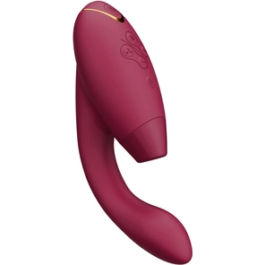  Бордовый бесконтактный клиторальный стимулятор Womanizer Duo 2 