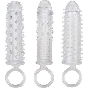  Набор из 3 прозрачных насадок 3 Piece Textured Extension Set 