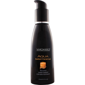  Лубрикант со вкусом соленой карамели Wicked Aqua Salted Caramel 120 мл 