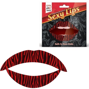  Lip Tattoo Тигровый красный 
