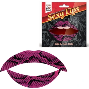  Lip Tattoo Фиолетовая змея 