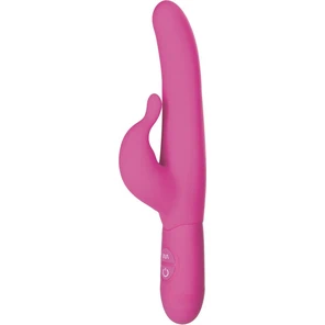  Розовый водонепроницаемый силиконовый вибратор Posh 10-Function Silicone Teasing Tickler 20 см 