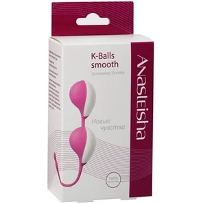  Розовые вагинальные шарики К-Balls smooth 