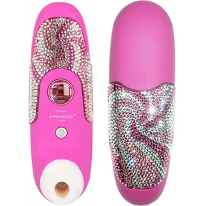  Розовый стимулятор клитора Womanizer Crystal Dreams 