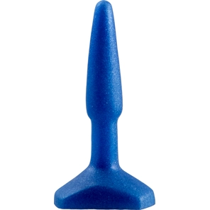  Синий анальный стимулятор Small Anal Plug 12 см 