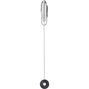  Стек металлический с круглым кожаным наконечником Leather Circle Tipped Metal Crop 58 см 