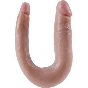  Двусторонний фаллоимитатор U-Shaped Small Double Trouble 33,5 см 