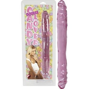  Двусторонний фаллоимитатор Candy Double Lover 30 см 