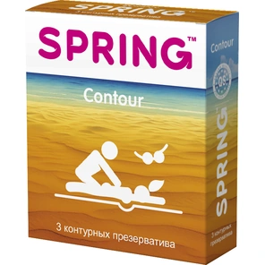  Контурные презервативы SPRING CONTOUR 3 шт 