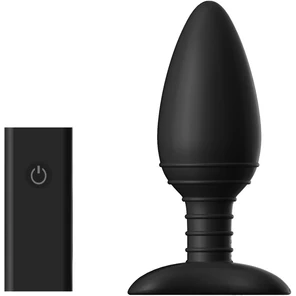  Чёрная вибровтулка NEXUS ACE LARGE с дистанционным управлением 14 см 