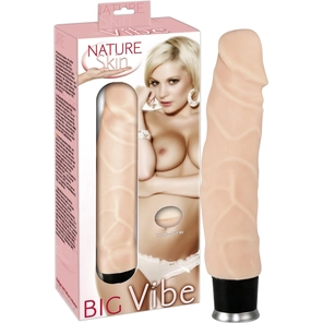  Вибратор-реалистик Nature Skin Big Vibe 22 см 