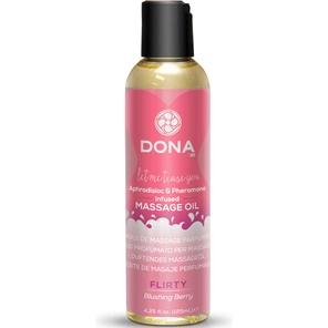  Массажное масло с феромонами DONA Flirty Blushing Berry 125 мл 