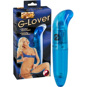  Синий вибратор для массажа G-spot 12,5 см 