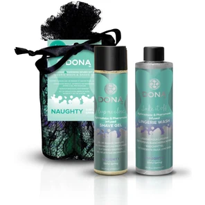  Подарочный набор DONA Be Sexy Gift Set Naughty: гель для бритья и кондиционер для белья 