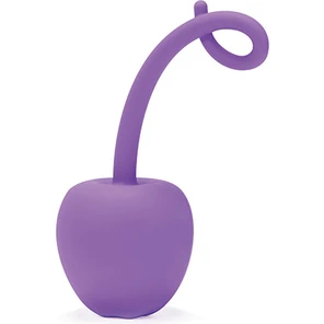  Фиолетовый анальный стимулятор SILICONE MY SECRET CHERRY 11 см 