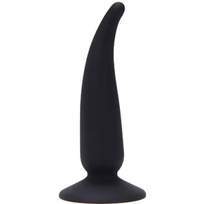  Чёрный анальный стимулятор THE BUTT ARROW SILICONE 12,5 см 