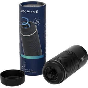  Черный мастурбатор с контролем всасывания Arcwave Pow Stroker 