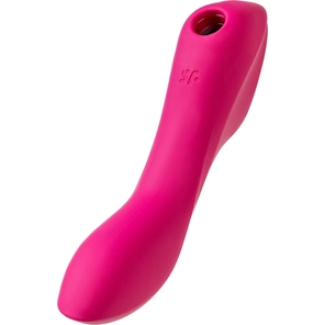  Малиновый вакуум-волновой вибростимулятор Satisfyer Curvy Trinity 3 