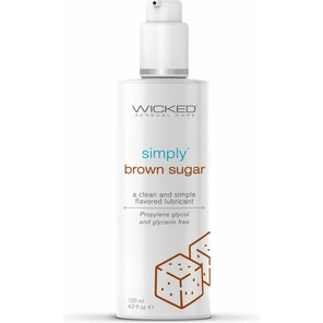  Гель-лубрикант на водной основе с ароматом коричневого сахара Wicked Simply Brown Sugar 120 мл 
