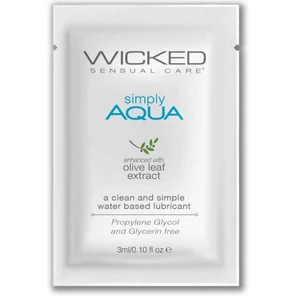  Легкий лубрикант на водной основе Wicked Simply AQUA 3 мл 