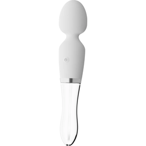  Двусторонний вибратор Wand LED 21,5 см 