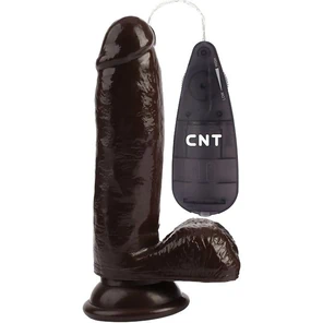  Коричневый вибратор-реалистик 6.7 Stud Realistic Dildo 17,5 см 