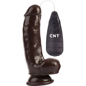  Коричневый вибратор-реалистик 6.9 Stud Realistic Dildo 17,5 см 