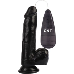  Черный вибратор-реалистик 7.4 Stud Realistic Dildo 19 см 