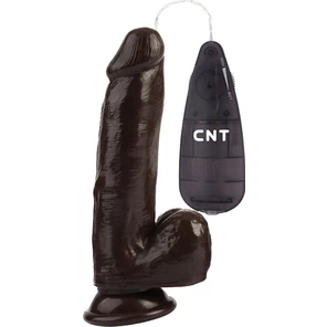  Коричневый вибратор-реалистик 7.4 Stud Realistic Dildo 19 см 