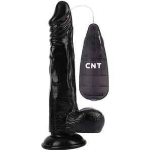  Черный вибратор-реалистик 8.5 Vibrating Beginner Dildo 21,5 см 
