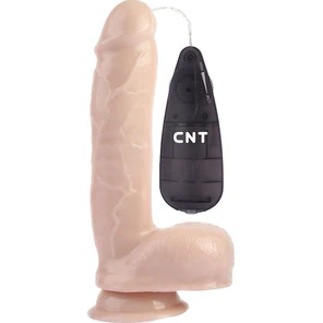  Телесный вибратор-реалистик 9 Stud Realistic Dildo 23 см 