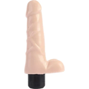  Телесный вибратор-реалистик Pleasure Vibrator 19 см 