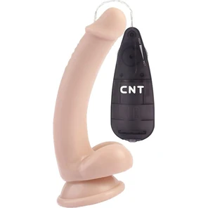  Телесный вибратор-реалистик Touch Me Dildo 19,5 см 