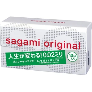  Ультратонкие презервативы Sagami Original 0.02 10 шт 