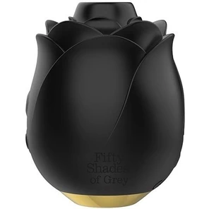  Черный клиторальный стимулятор Black Rose Silicone Clitoral Suction 