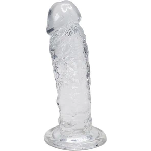  Прозрачный фаллоимитатор на присоске Majestic Jelly Dildo 14,7 см 