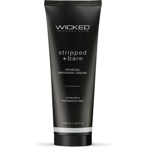  Массажный легкий крем WICKED Stripped plus Bare 120 мл 