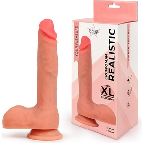  Реалистичный фаллоимитатор на присоске Erowoman Realistic XL 