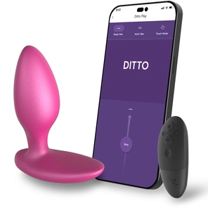 Розовая анальная вибровтулка We-Vibe Ditto 