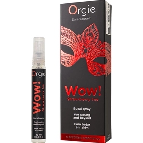  Оральный спрей ORGIE Wow! Strawberry Ice Blowjob Spray с охлаждающим и возбуждающим эффектом 10 мл 