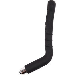  Черный анальный вибратор Rectal Reacher Vibe 25 см 