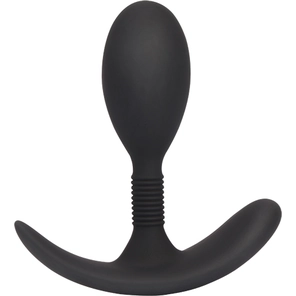  Черная анальная втулка Anal Play Plug S 8,6 см 