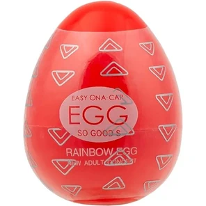  Мастурбатор-яйцо OYO Rainbow Red FFF 
