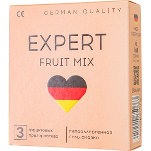  Ароматизированные презервативы EXPERT Fruit Mix 3 шт 