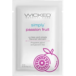  Саше лубриканта на водной основе Simply Aqua Passion Fruit с ароматом маракуйи 3 мл 