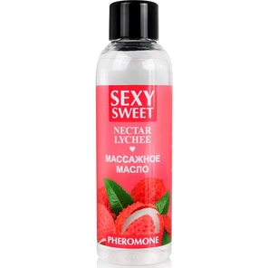  Массажное масло Sexy Sweet Nectar Lychee с феромонами и ароматом личи 75 мл 