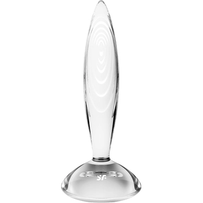  Стеклянный фаллоимитатор Sparkling Crystal 19 см 